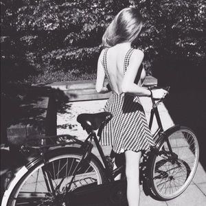 American Apparel Houndstooth Skater Dress.